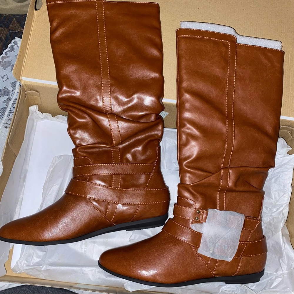 ARIZONA Brown Sloan Women's Cognac 8.5M New Boots - Picture 3 of 7